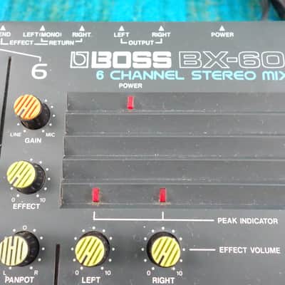 Boss BX-600 6 Channel Stereo Mixer - 80's Analog - K059 image 6