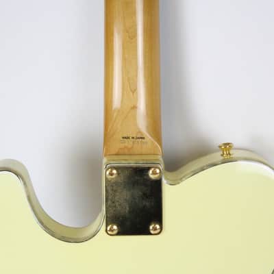Fender Custom Telecaster 1999 MIJ Vintage White and Gold MINT The Edge U2 image 8