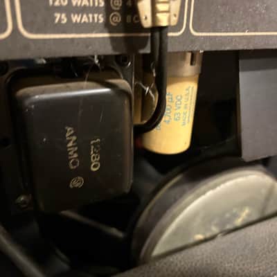 Traynor TS-75 Solid State Electric Guitar Combo Amplifier Early 80's - Black-Grey image 19