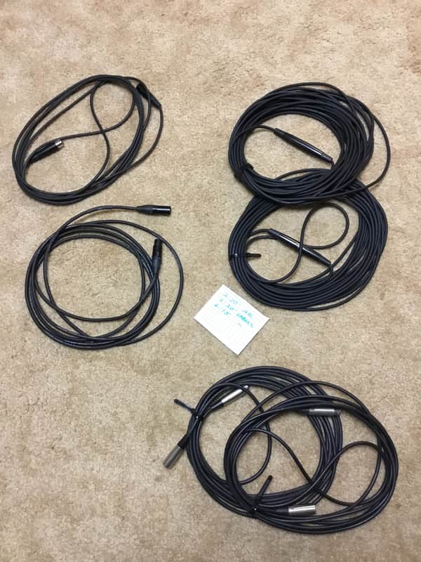MICROPHONE CABLES Several different models image 1