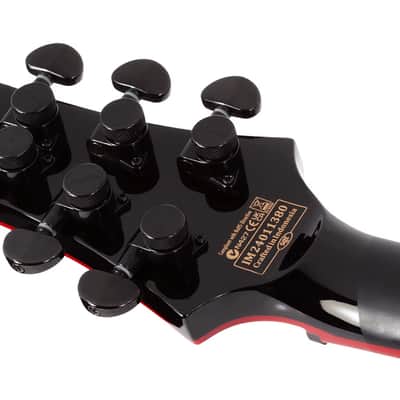 Schecter Sunset-6 Red Dawn ET Gloss Black image 13