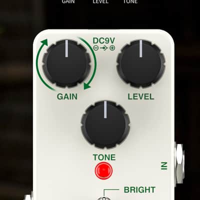 POGOLAB Overdrive Pedal Overdrive Guitar Pedal with Two Effects Bright and Flat True Bypass DC 9V Mini Pedal for Electric Guitar image 6