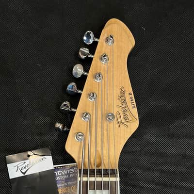 Revelation RJT-60 B SB 6-String Electric Bass Guitar, Sunburst image 7