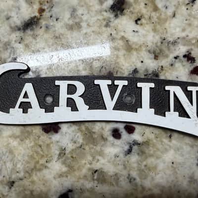 Carvin Metal Amp Or Case Logo Badge Emblem image 5