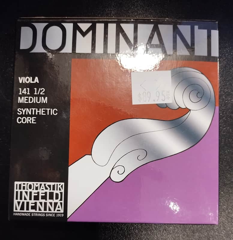 Thomastik-Infeld 141 1/2 Dominant Synthetic Core 1/2 Viola String Set - Medium - Standard image 1