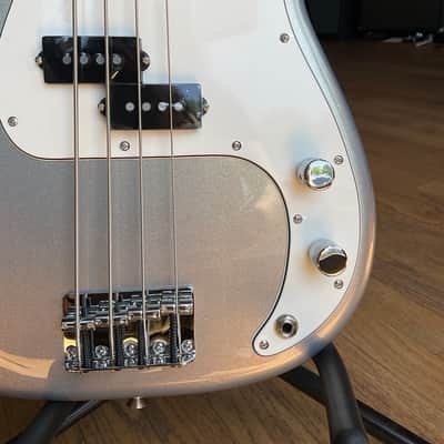 Fender Player Series Precision Bass Silver Sparkle MIM NEW with hang tags, warranty card, etc. image 5