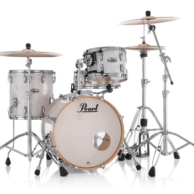 Pearl Drum Set Professional Maple 3-pc. Shell Pack, White Marine Pearl (Cymbals and Hardware not Included) (PMX903BSP/C448) image 2