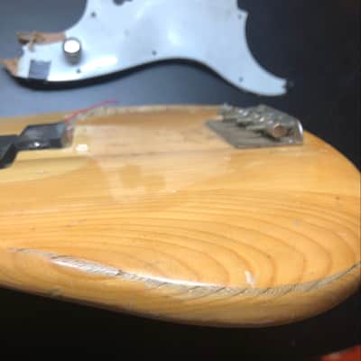 VINTAGE LAWSUIT PROJECT PRECISION BASS 70s - Natural PARTS & REPAIR image 19