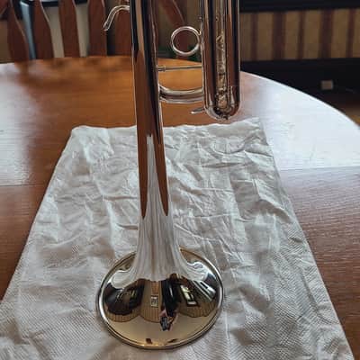 MINT/Unplayed since purchase Bach Stradivarius C Trumpet - Model C180SML229 - Silver Plated - 2002 Elkhart - Professional Grade, Original Case and Accessories image 4