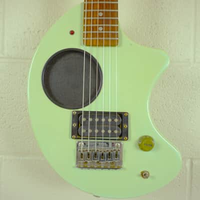Fernandes ZO-3 Mint Green Travel Guitar w / Built-in Speaker image 1