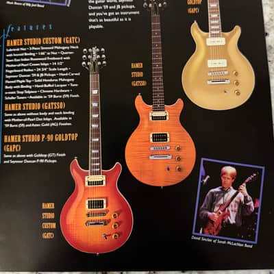 Hamer Catalog 1999 25th anniversary artist studio standard phantom Rick Nielsen slammer image 2