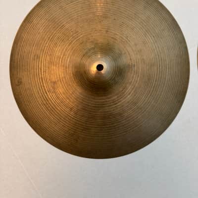 Vintage Zildjian 14” Hi-hats 927/958g 1960’s image 2