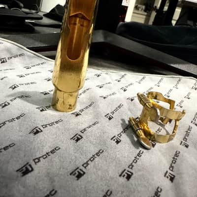 JodyJazz DV 7* Tenor Sax Mouthpiece 2005-Present - Gold Plated image 4