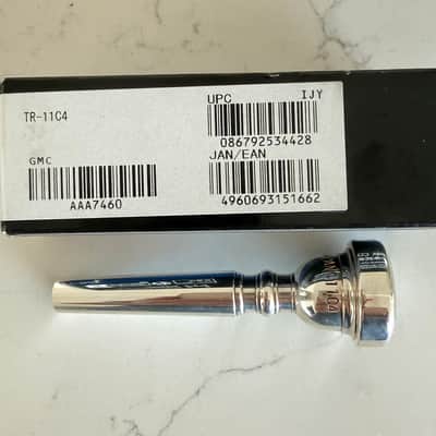 Yamaha TR-11C4 Bb Trumpet Mouthpiece - Silver Plated image 2