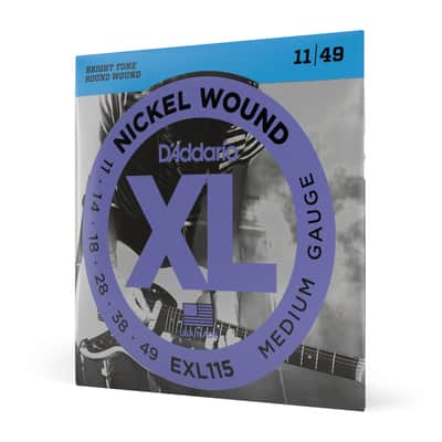 D'Addario XL Nickel Wound Strings, 11-49 Medium, EXL115 (SIngle Set) image 4