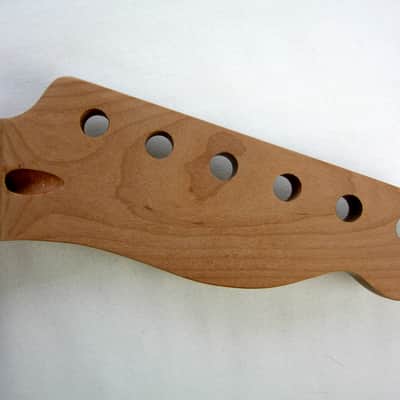 Telecaster 22 Stainless Steel/ Unfinished/ Rounded Ends Frets/Guitar Neck /Roasted, w/Warmoth Bone Nut /fits Fender TELE image 6