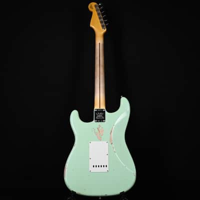 Fender Custom Shop Limited Edition Fat '54 Stratocaster Relic/ Closet Classic Hardware- Super Faded Aged Surf Green 2024 (LXX0565) image 4
