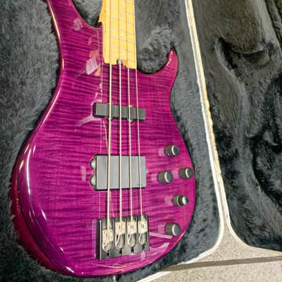 Peavey Millennium 4 String Purple Flame Top Made in USA image 2