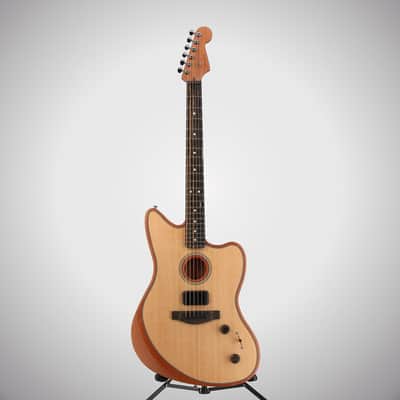 Fender Certified Pre-Owned American Acoustasonic Jazzmaster, Natural, Ebony Fingerboard (K13) (9684A) image 5
