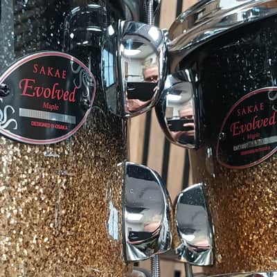 Sakae Osaka Heritage Evolved GEN2 Maple Shell Pack -  Black & Gold - 22", 10",12",13",14" & 16" image 4