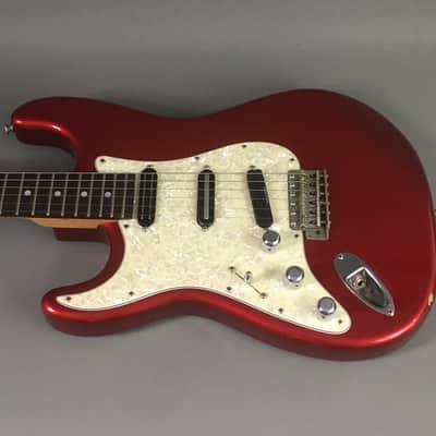LEFTY! 1986 Vintage Boutique Super Strat Custom Guitar DiMarzio Duncan Candy Apple Red 7.6 Lb HSC image 14