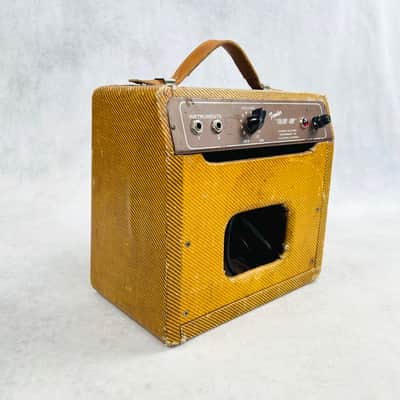 Fender Champ 5D1 Wide Panel 1x6" Combo Amplifier 1955 - Tweed image 5
