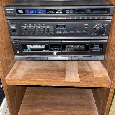 Panasonic SA-H30 Stereo Cassette Receiver And Panasonic SL-H50B Turntable image 2