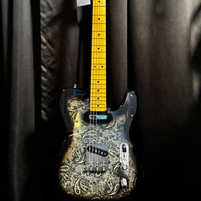 Fender MIJ Limited Edition Black Paisley Telecaster 2020 image 4