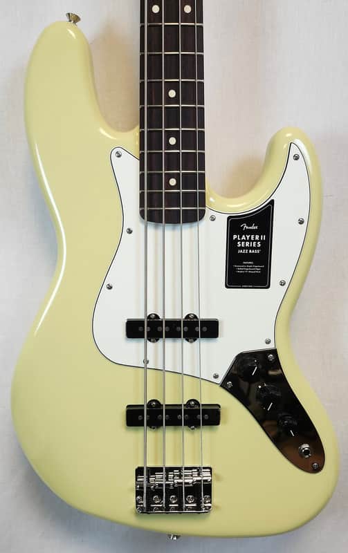 Fender Player II Jazz Bass®, Rosewood Fingerboard, Hialeah Yellow image 1