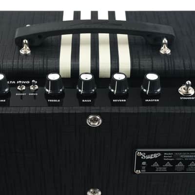 Supro Delta King 10 Black Cream image 5