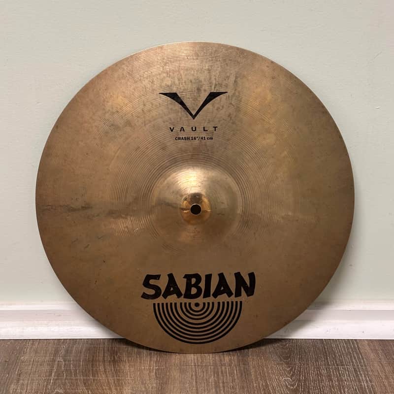 Sabian 16" Vault Crash Cymbal 1072g - AA AAX image 1