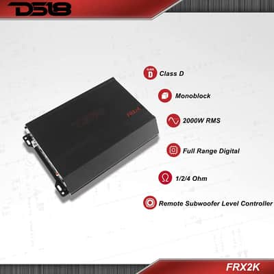 DS18 - FRX2K - 2000 W RMS Monoblock Class-D Stereo Audio Amplifier image 2