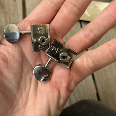Fender Vintage style tuning pegs machine heads machines  - Chrome project Stratocaster telecaster Jaguar Mustang image 4