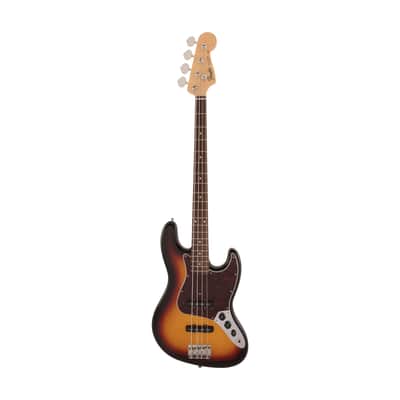 Fender Japan Traditional II 60s Jazz Bass Left-Handed Guitar, RW FB, 3-Tone Sunburst image 1