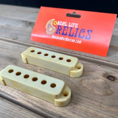 Real Life Relics Aged Parchment Jaguar® Pickup Covers (Set of 2)    [DD6] image 2