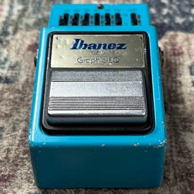 1981 Ibanez GE9 Graphic EQ Vintage First Year Black Label Maxon MIJ Made In Japan Equalizer Guitar Effect Pedal! image 2