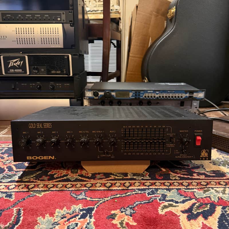 Bogen GS-150 Gold Seal Series 150W Commercial Mixer Amplifier w/ Aphex Aural Exciter image 1