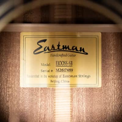 Eastman E1OOSS-SB Acoustic Guitar - Sunburst with Gig Bag image 14
