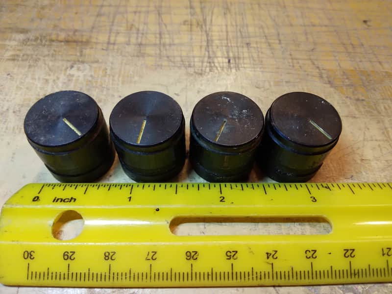 Unbranded Knobs 1960s - Black image 1