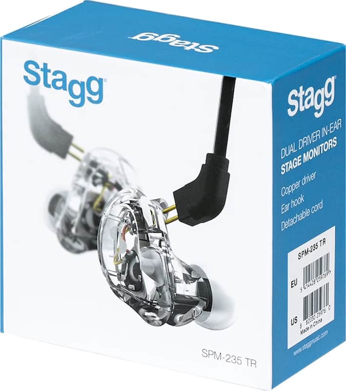 Stagg SPM-235 In-Ear Monitors - Transparent image 1