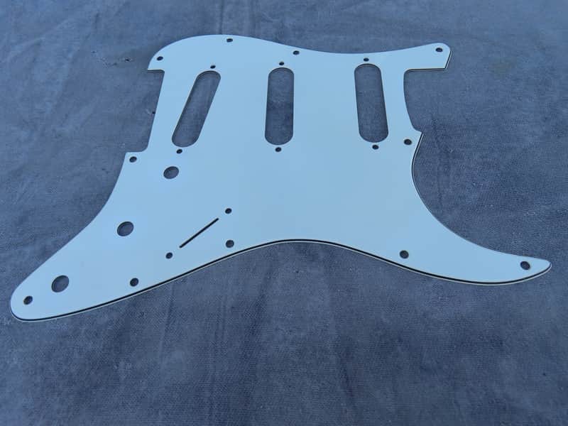 FENDER  STRATOCASTER PICKGUARD 3 ply very EARLY 1970's 1973 CLEAN! ORIGINAL! image 1
