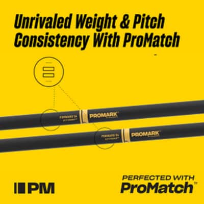 ProMark R5BAGC Rebound 5B ActiveGrip Clear Hickory Drumsticks with FREE Shipping image 6