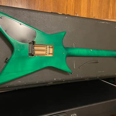 Carvin X220 USA 1992 - Green Flame Top image 6