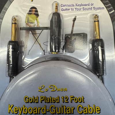 (5) New 12FT Gold-Plated 1/4" Instrument Cable – Guitar Keyboard Bass image 3
