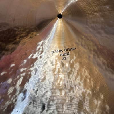 Mint Paiste 22" Masters Dark Crisp Ride Cymbal - Traditional image 2