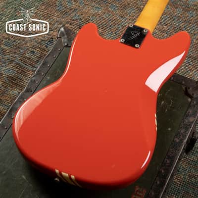2004 Fender '69 Competition Mustang reissue MG69 Fiesta Red Matching Headstock MIJ Japan image 10