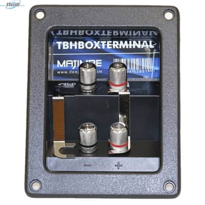Deejay LED - TBHBOXTERMINAL - Bi-Amp Speaker Terminal Binding Post - Nickel image 2