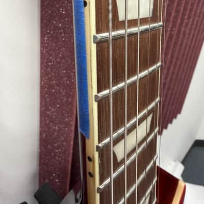 Vintage V100MWR Reissued Series Single Cut  - Wine Red image 5
