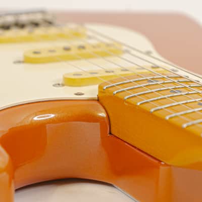1994 Fender 40th Anniversary ST-57 Stratocaster Champagne Metallic Body w/ 2004 Maple CIJ Neck image 8