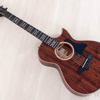 2022 Taylor Custom Grand Concert 12-Fret Flamed Tasmanian Blackwood w/ Florentine Cutaway image 13